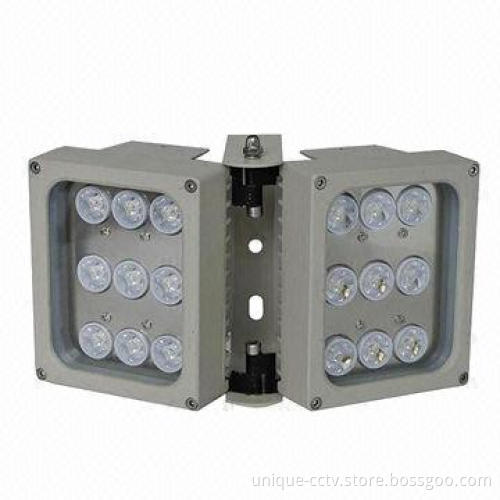 IR Illuminator with 18pcs 2W Dot-matrix IR LED